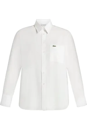 Lacoste Logo-appliqué cotton shirt