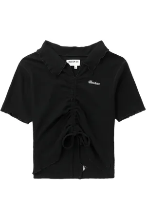 Musium Div. Logo-plaque draped T-shirt