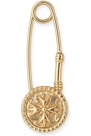 EMANUELE BICOCCHI EB Crest silver pin earring