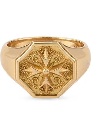 EMANUELE BICOCCHI Logo-crest signet ring