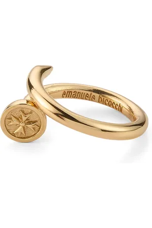 EMANUELE BICOCCHI Logo-crest spiral ring