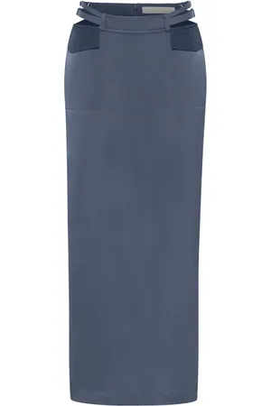 DION LEE Column maxi skirt