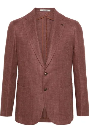 TAGLIATORE Textured single-breasted blazer