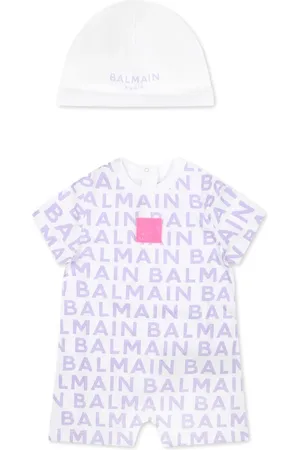 Balmain Logo-print cotton shorties set