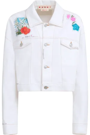 Marni Appliqué-detail logo-embroidered jacket