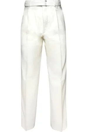 Lanvin X Future belted virgin wool trousers