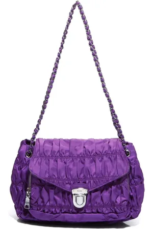 Prada Gathered effect flap shoulder bag