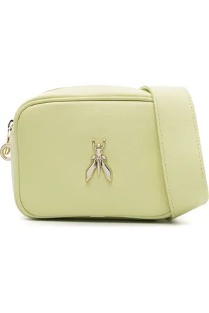 Patrizia Pepe Hammered leather shoulder bag