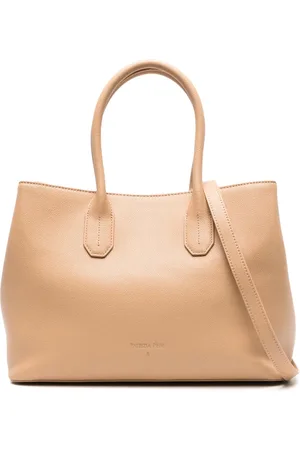 Patrizia Pepe Hammered leather shoulder bag