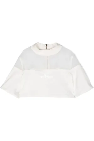 Elisabetta Franchi Logo-appliqué crop top