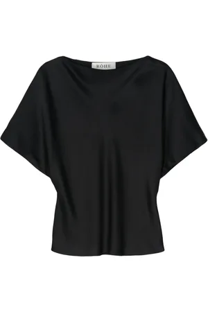 Rohe Boat-neck satin blouse