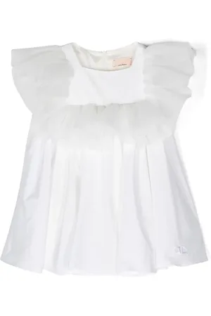 Elisabetta Franchi Ruffle-trim flared dress