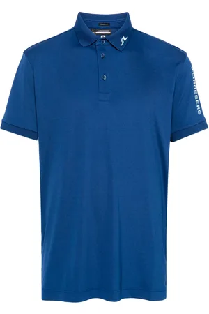 J.Lindeberg Lerato cropped polo shirt - Blue