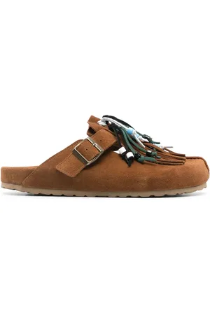 Scarosso Geo suede sandals