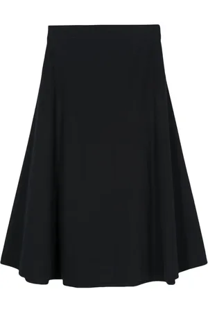 STUDIO NICHOLSON Cotton flared midi skirt