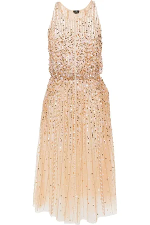 Elisabetta Franchi Sequin-embellished midi dress