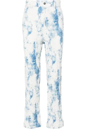 Feng Chen Wang Mid-rise tapered trousers