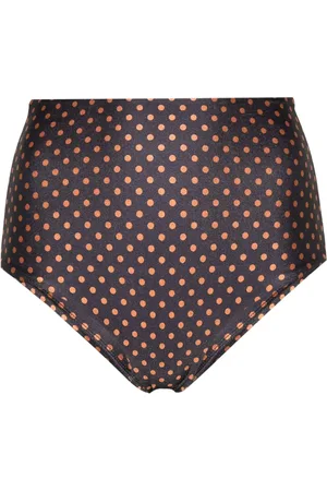 FAITHFULL THE BRAND Reyes polka-dot bikini bottoms