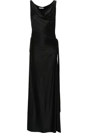 Paco rabanne Gathered sleeveless maxi dress