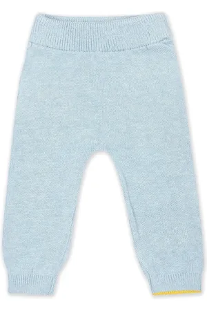 Gensami Elasticated-waistband knitted trousers