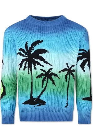 BARROW Patterned-intarsia cotton jumper