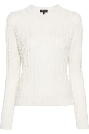 THEORY Cable-knit jumper