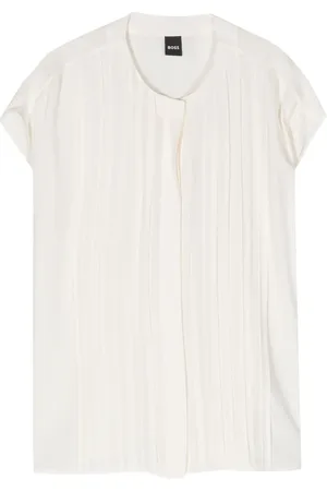 HUGO BOSS Berita pintuck-detail blouse