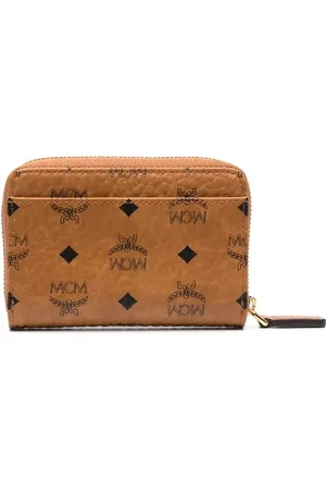 MCM Logo-print zip-up wallet