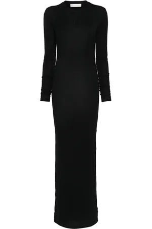 Ludovic De Saint Sernin Logo-embroidered maxi dress