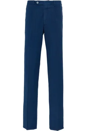 ROTA Seersucker slim-cut trousers
