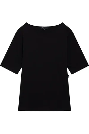 AGNÈS B. Boat-neck cotton T-shirt