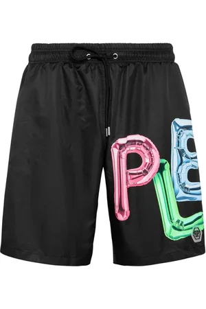Philipp Plein Bombing Graffiti swim shorts