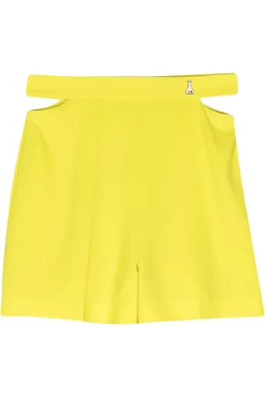 Patrizia Pepe Cut-out high-waist shorts