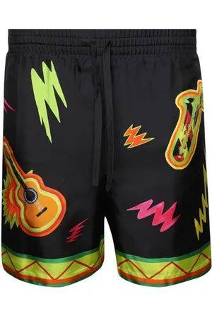 Casablanca Music For The People silk shorts