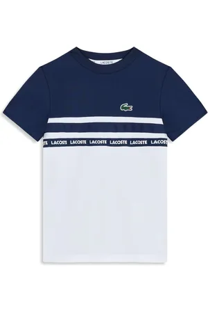 Lacoste Logo-stripe short-sleeve T-shirt