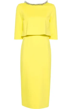 Dorothee Schumacher Layered gem-embellished midi dress