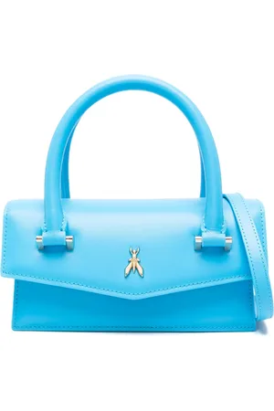 Patrizia Pepe Logo-plaque leather tote bag