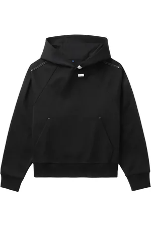 Ader Error pleat-detail zip-up hoodie - Grey