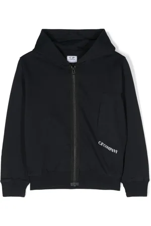 C.P. Company Logo-print cotton hoodie