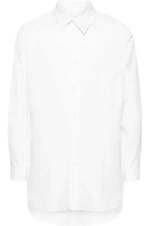 YOHJI YAMAMOTO Asymmetric-collar cotton shirt