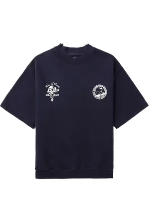 MAGLIANO Logo-print short-sleeve sweatshirt