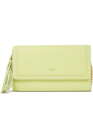 LANCEL Leather chain wallet