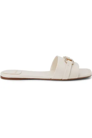 Salvatore Ferragamo Crystal-embellished slides