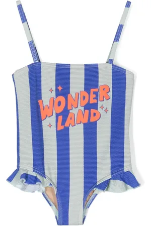 Tiny Cottons Wonderland striped swimsuit