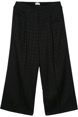 Marine Serre Moon Diamant-jacquard trousers