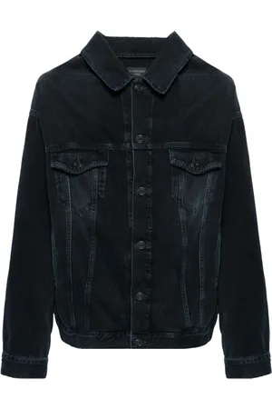 Balenciaga Off-shoulder denim jacket