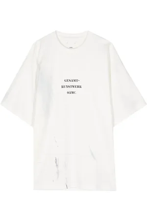 OAMC Scribble organic cotton T-shirt