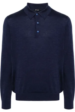 Kiton Fine knit polo shirt