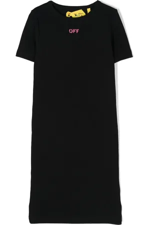 OFF-WHITE Logo-print midi dress