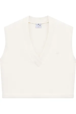 Courrèges Varsity logo-appliqué vest